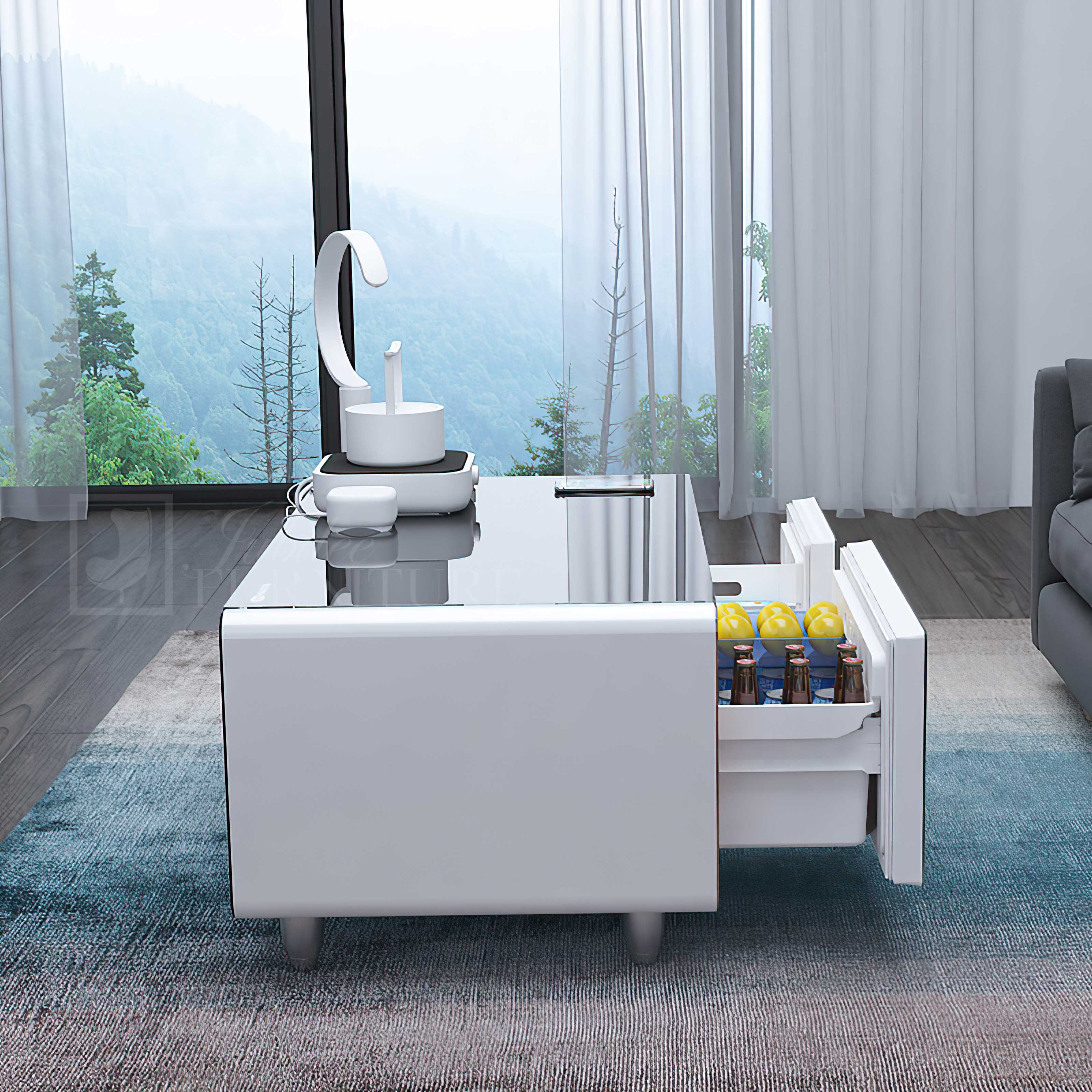 Steinfield Tech Smart Coffee Table V2 | Futuristic Coffee Table