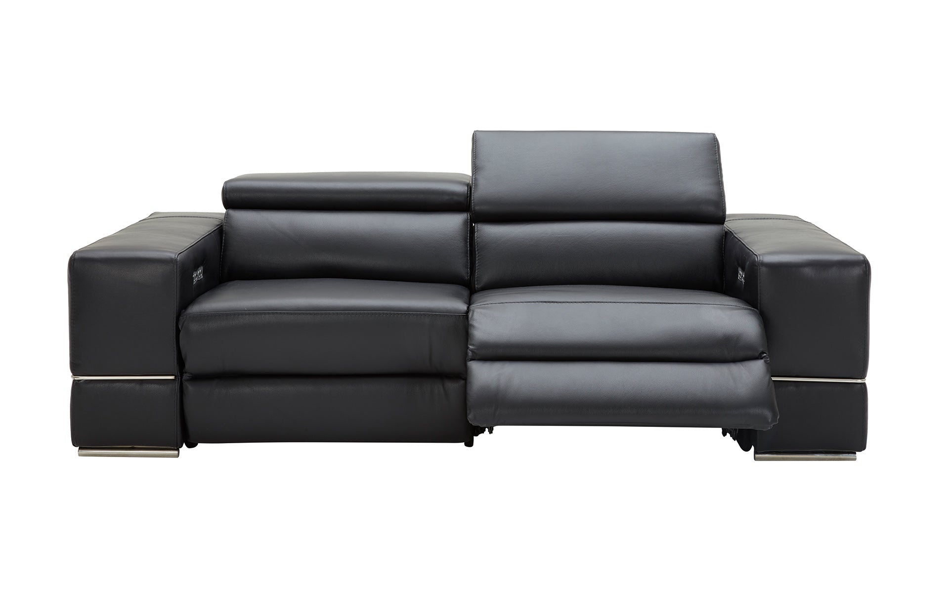 Yily Leather Modern Recliner Living Room Set