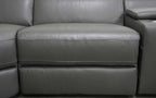 Birt Leather Recliner Sectional Sofa With Chaise