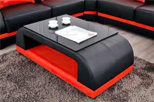 Grando Modern Sectional with Speaker & Wireless Charger & LED Lights