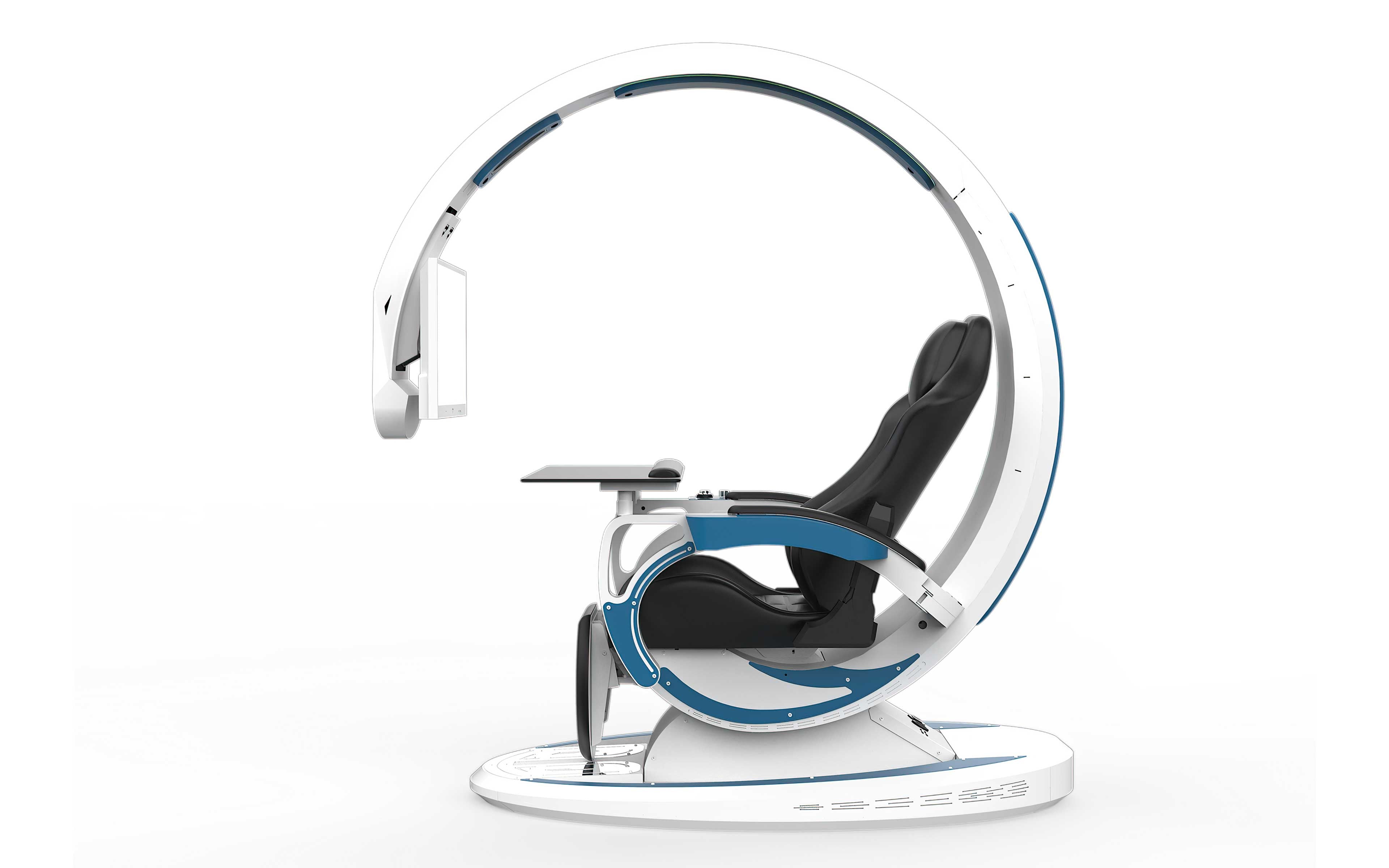 SHIN SMART WORKING AND GAMING DESK WITH RECLINER CHAIR | GAMING STATION