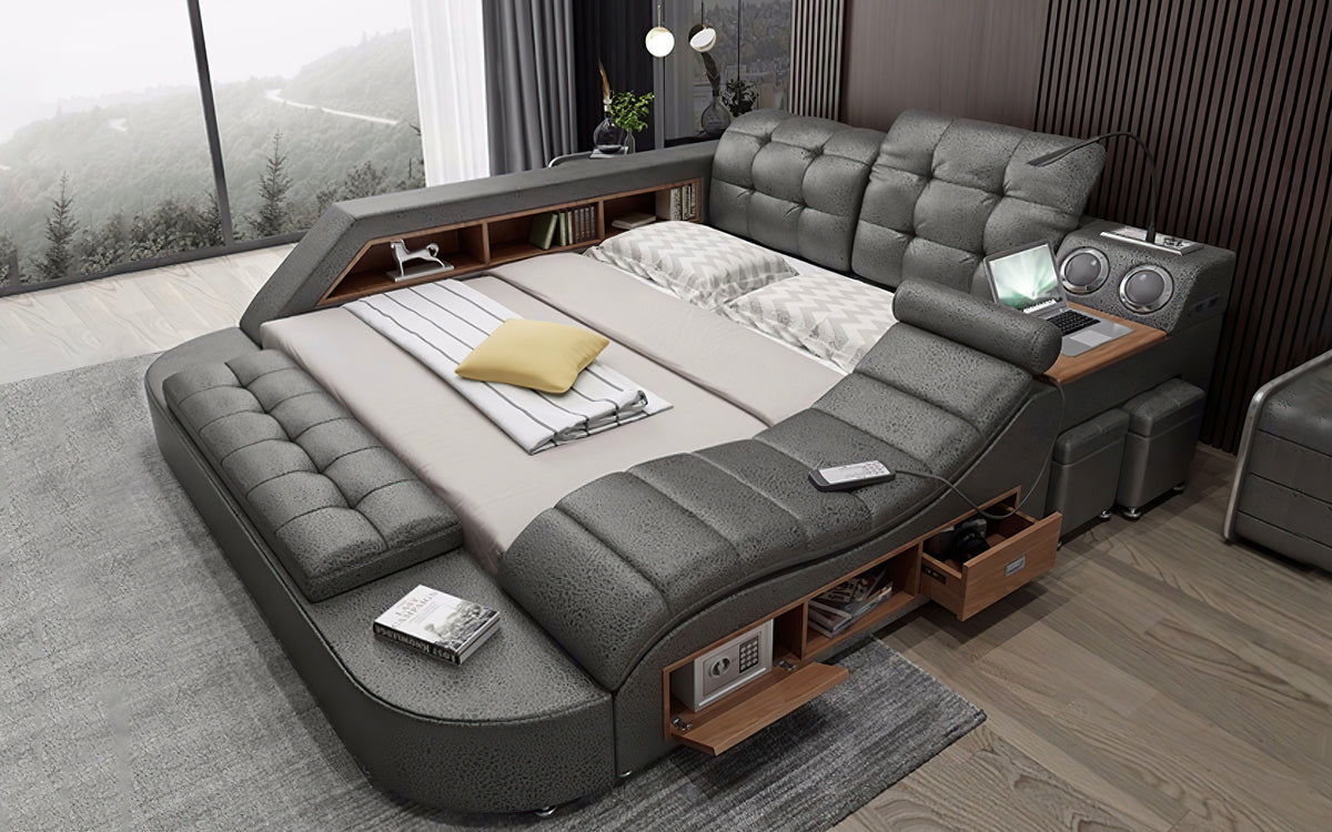 Hariana Tech Smart Ultimate Bed | All In One Bed |Futuristic Furniture ...