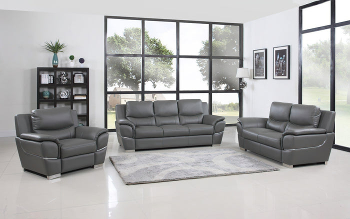 Alisona Leather  Sofa Set