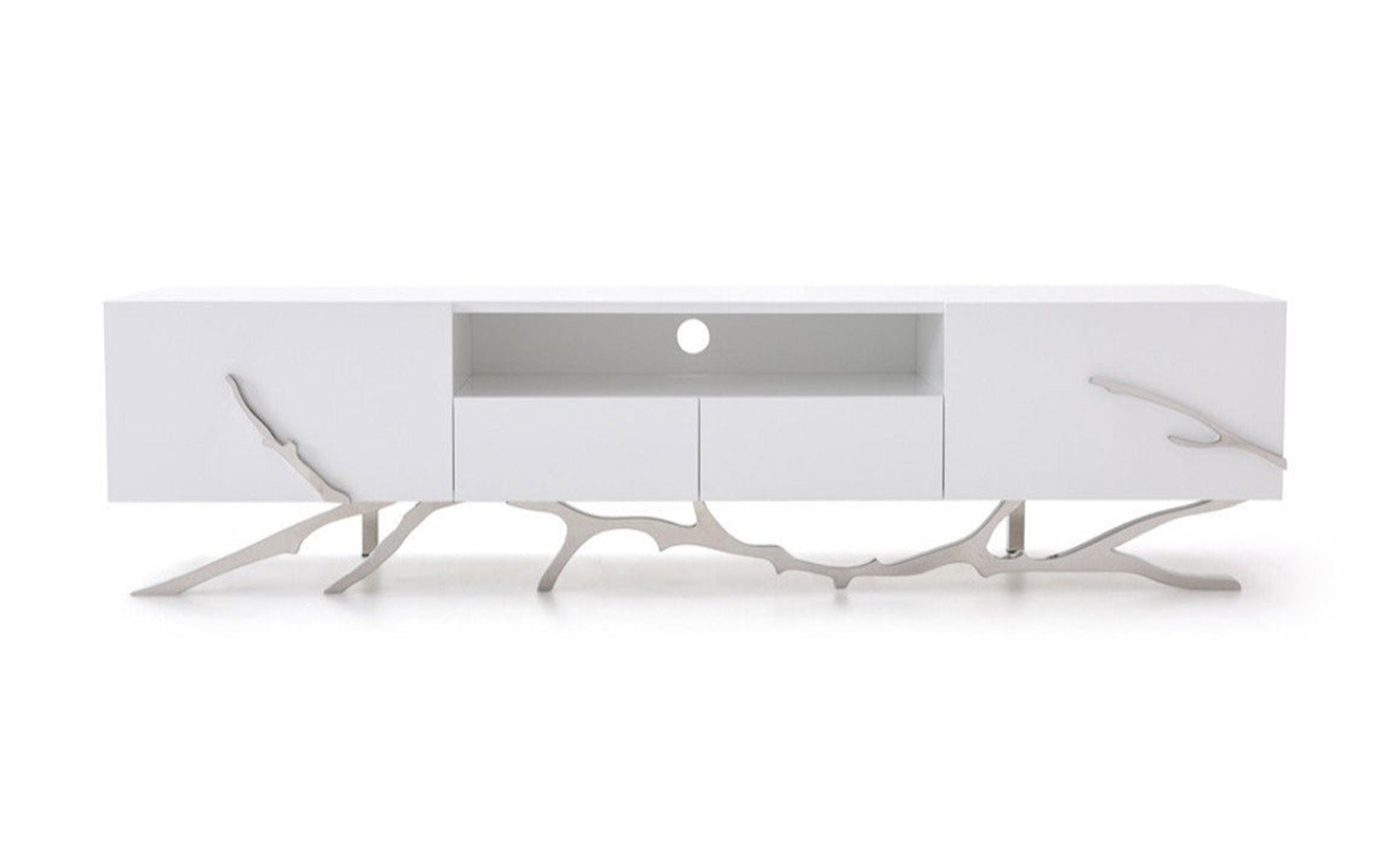 Catalina Modern White TV Stand