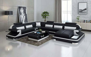 Josia Large Sectional Sofas with Adjustable Headrest