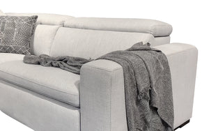 Janet Modern Fabric Sectional with Recliner