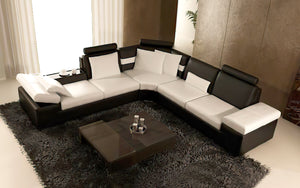 Lindum Modern Leather Sectional