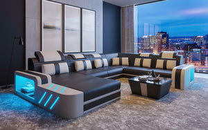 Dark Brown & Light Grey