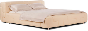 Saint Nazaire White Leather Bed