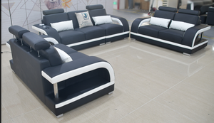 Nexso Modern Leather Sofa Set
