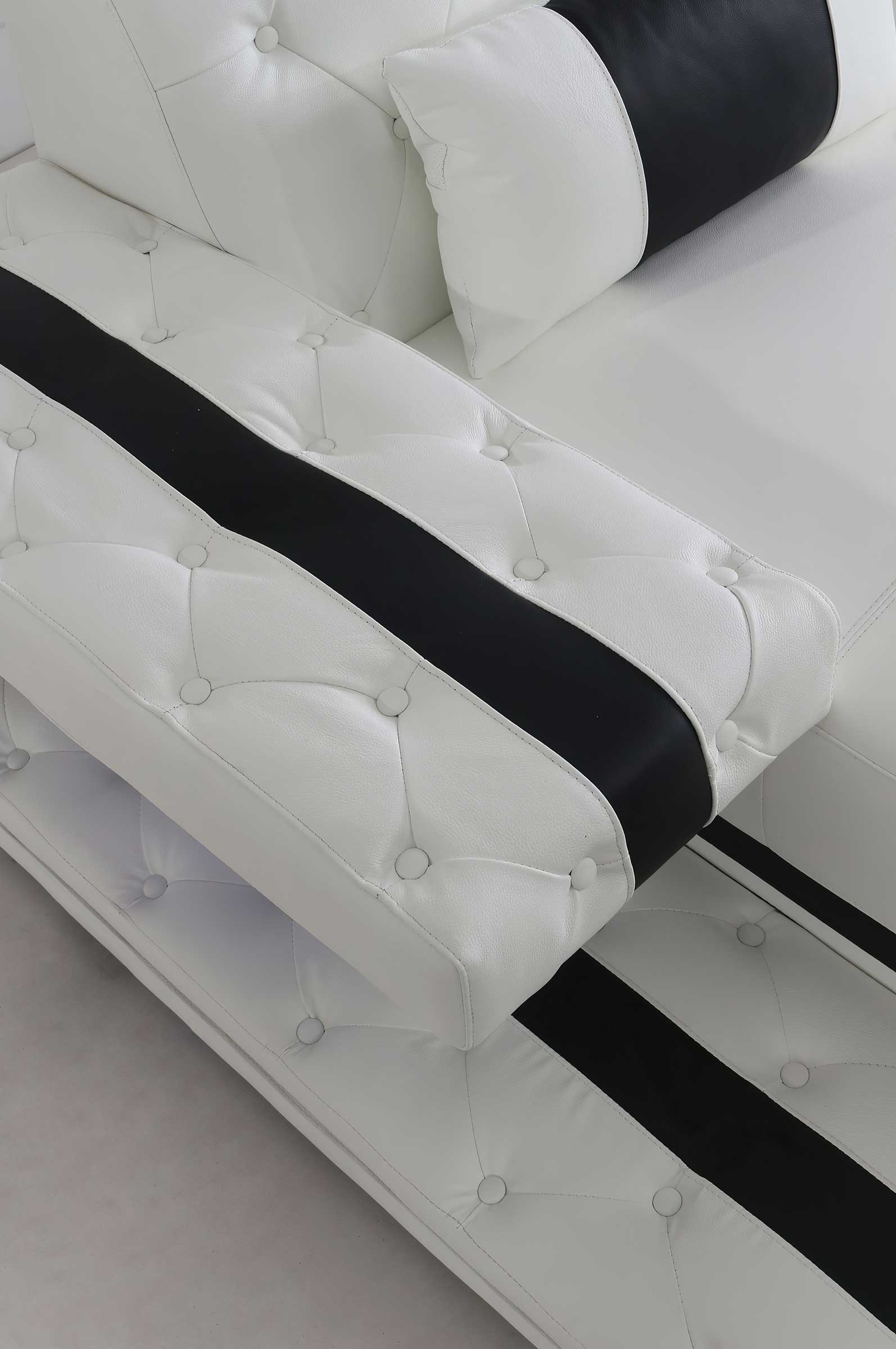 Zion Modern Sectional Sofa with LED Light