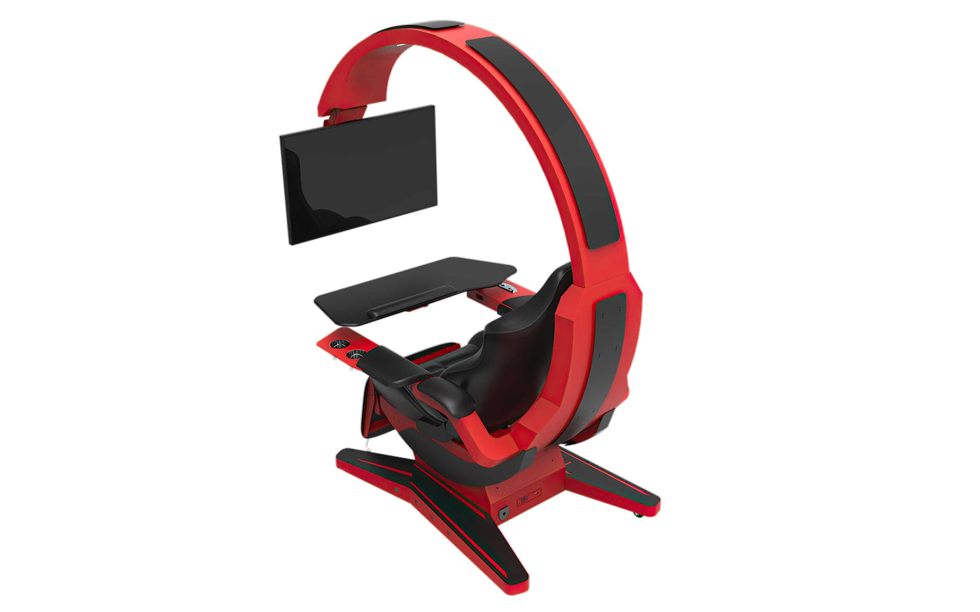 HAMISH ULTIMATE WORKING AND GAMING COMPUTER DESK WITH RECLINER – Jubilee  Furniture