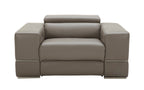 Yily Leather Modern Recliner Living Room Set