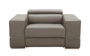 Yily Leather Modern Recliner Living Room Set