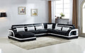Grando Modern Sectional with Speaker & Wireless Charger & LED Lights