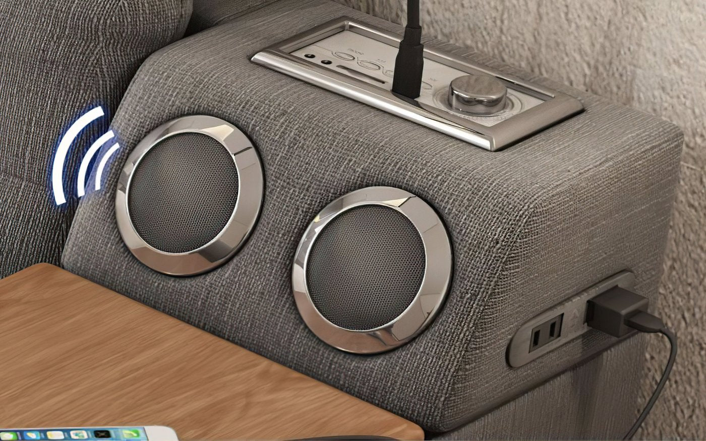 Hariana Tech Smart Ultimate Bed With LED Light | All In One Bed