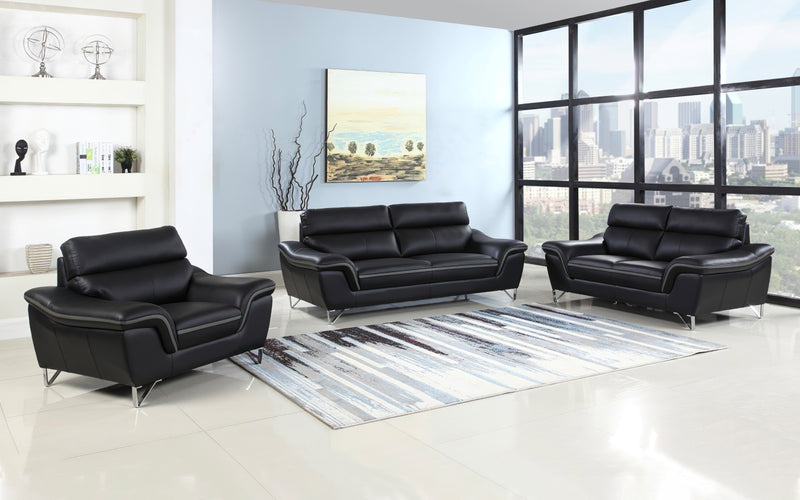 Lilasu Leather Sofa Set|Jubilee Furniture Stores Las Vegas