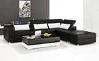 Erial Modern Leather Sectional