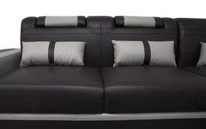 Ralutic Leather Corner Sectional with Side Storage