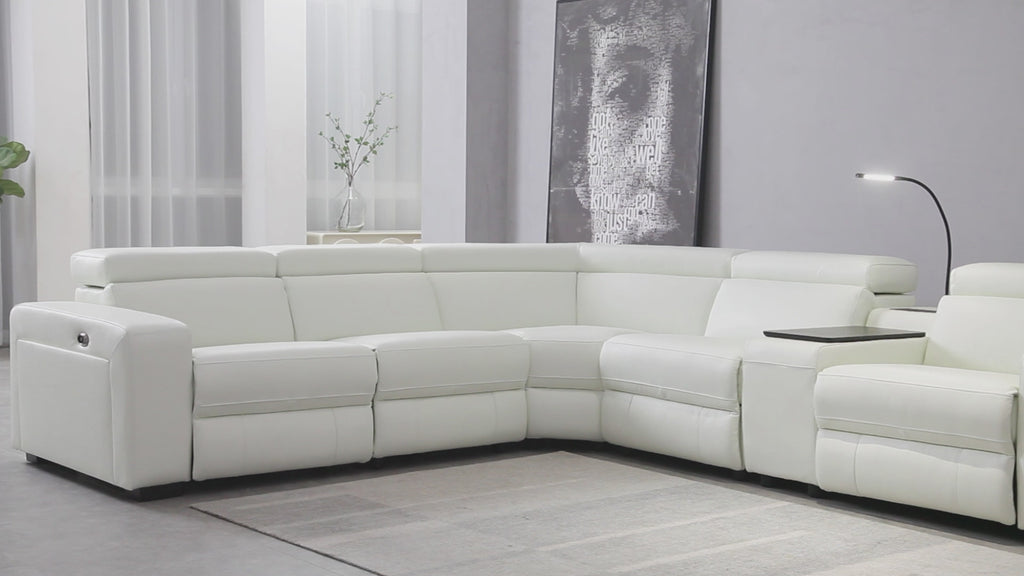 Borgan Modern Reclining Sectional