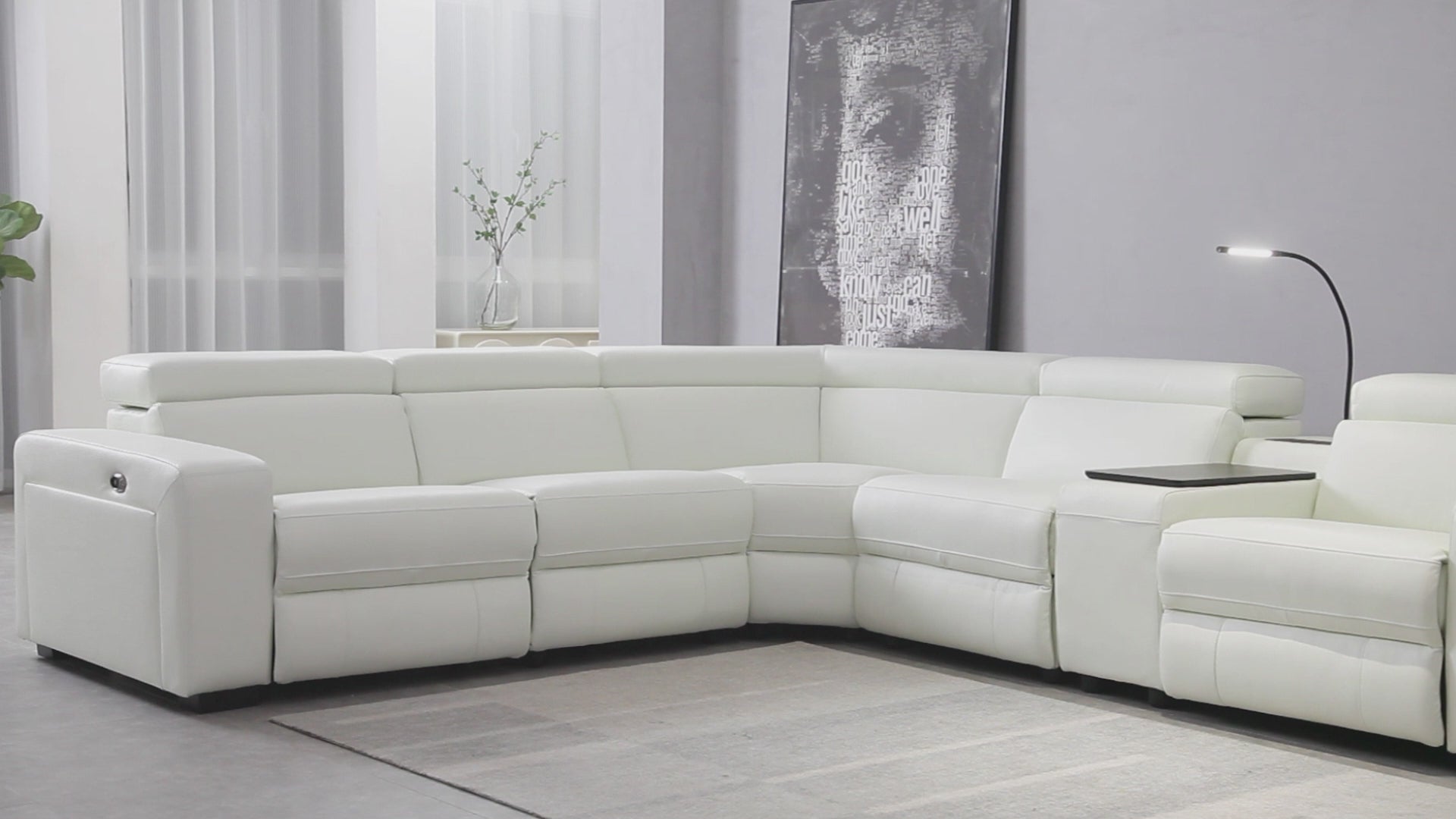 Borgan Modern Reclining Sectional
