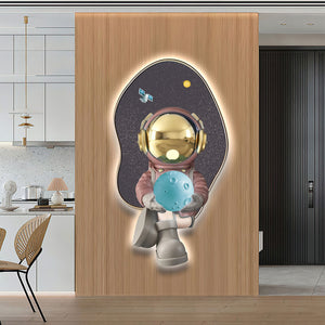 Futuristic Wall Art Space Adventure Astronaut
