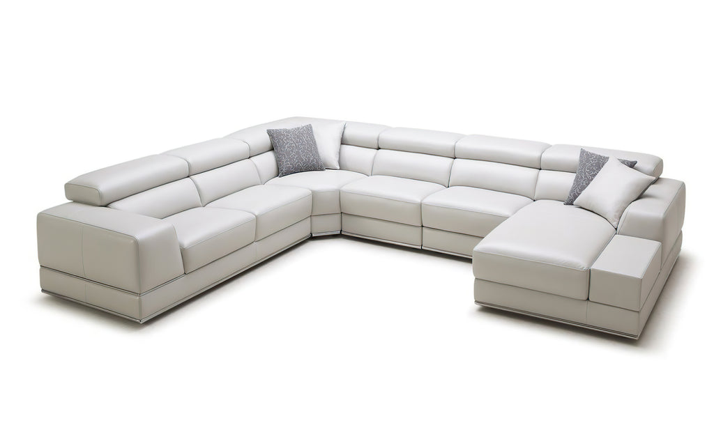 Linehan Modern Leather Sectional