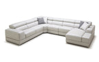 Linehan Modern Leather Sectional