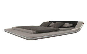 Tavia Modern Minimalist Bed with LED Lights