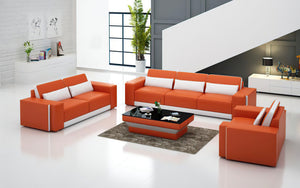 Silian Modern Leather Sofa Set