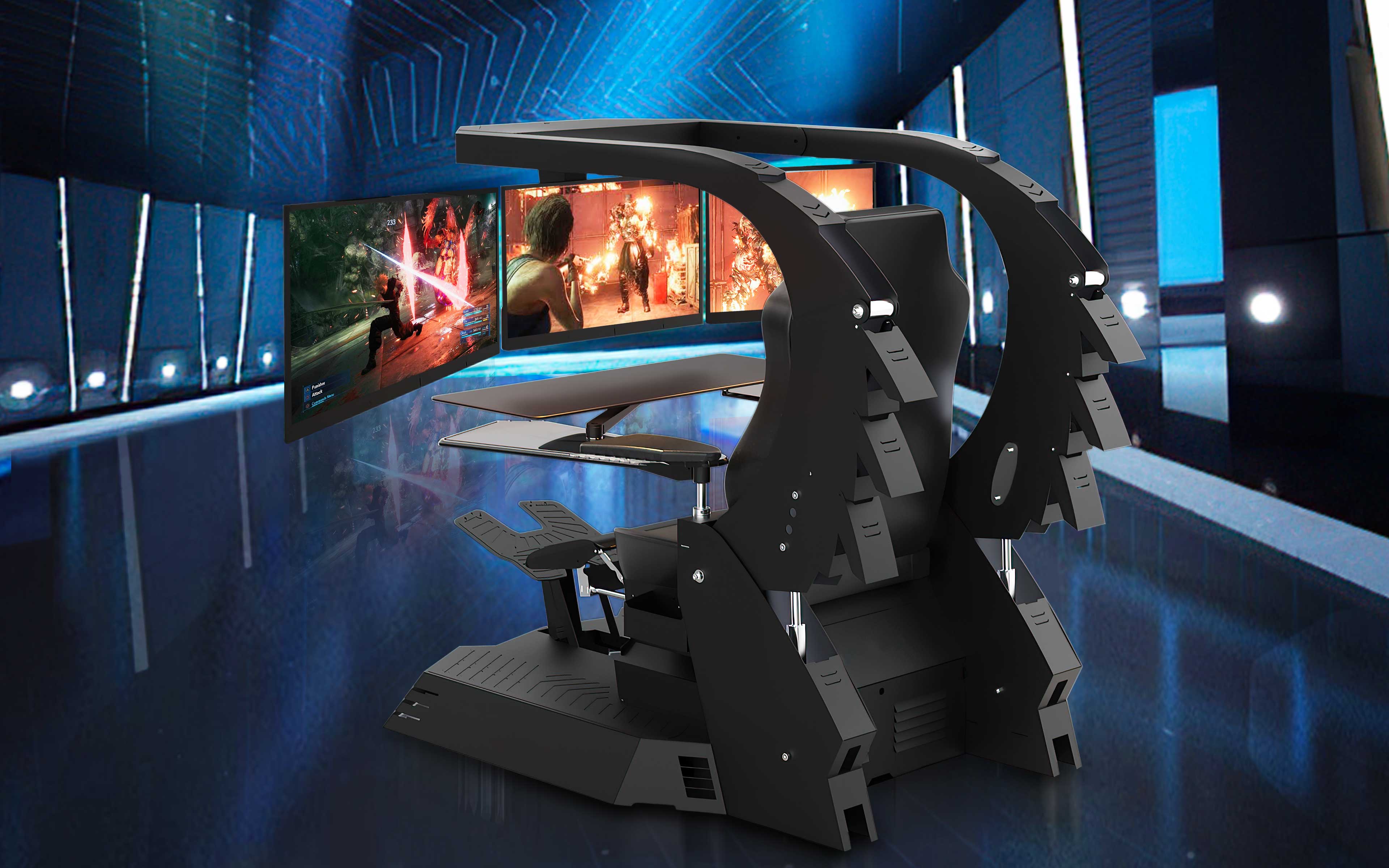 Talon Space Working And Gaming Station | All In One Working and Gaming Chair