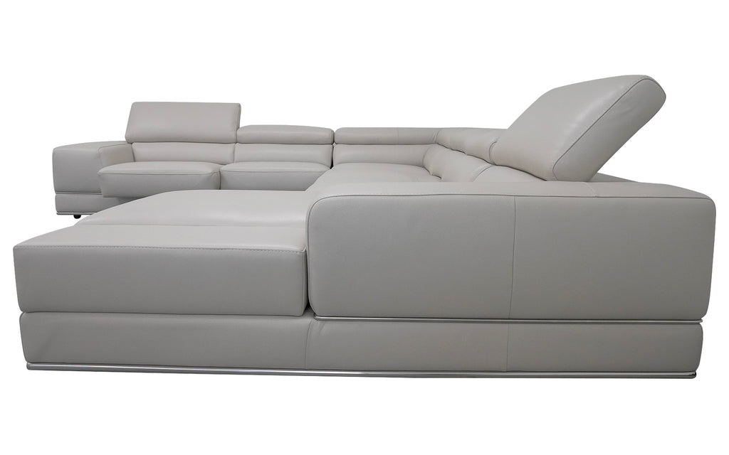 Linehan Modern Leather Sectional