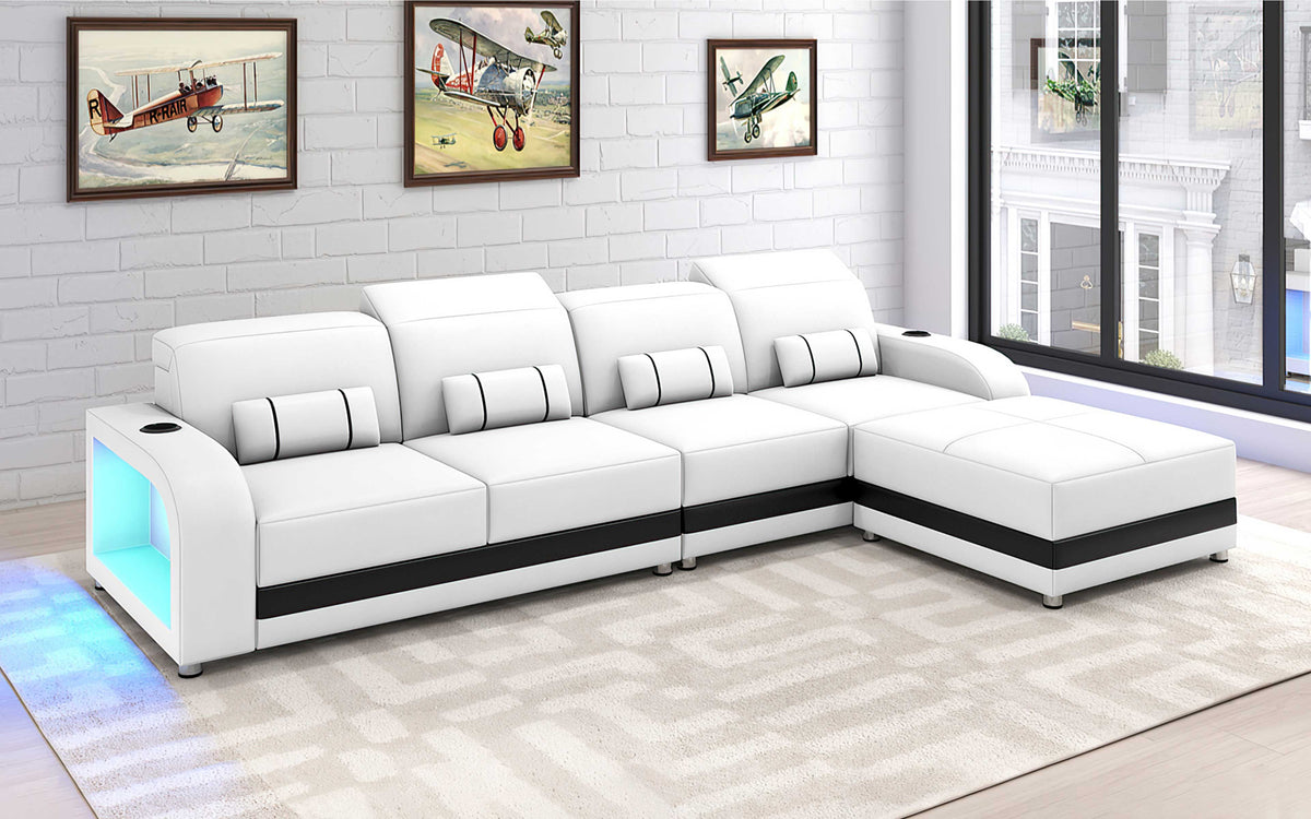 Ronan Mini Modern Sectional with Chaise
