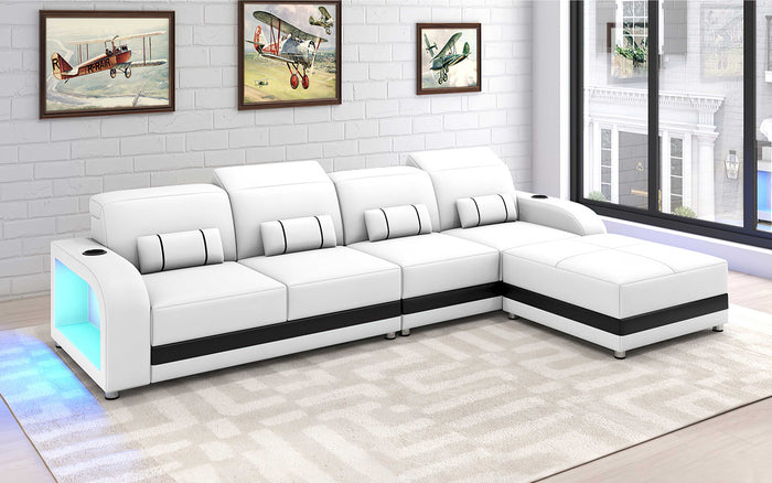 Ronan Mini Modern Sectional with Chaise