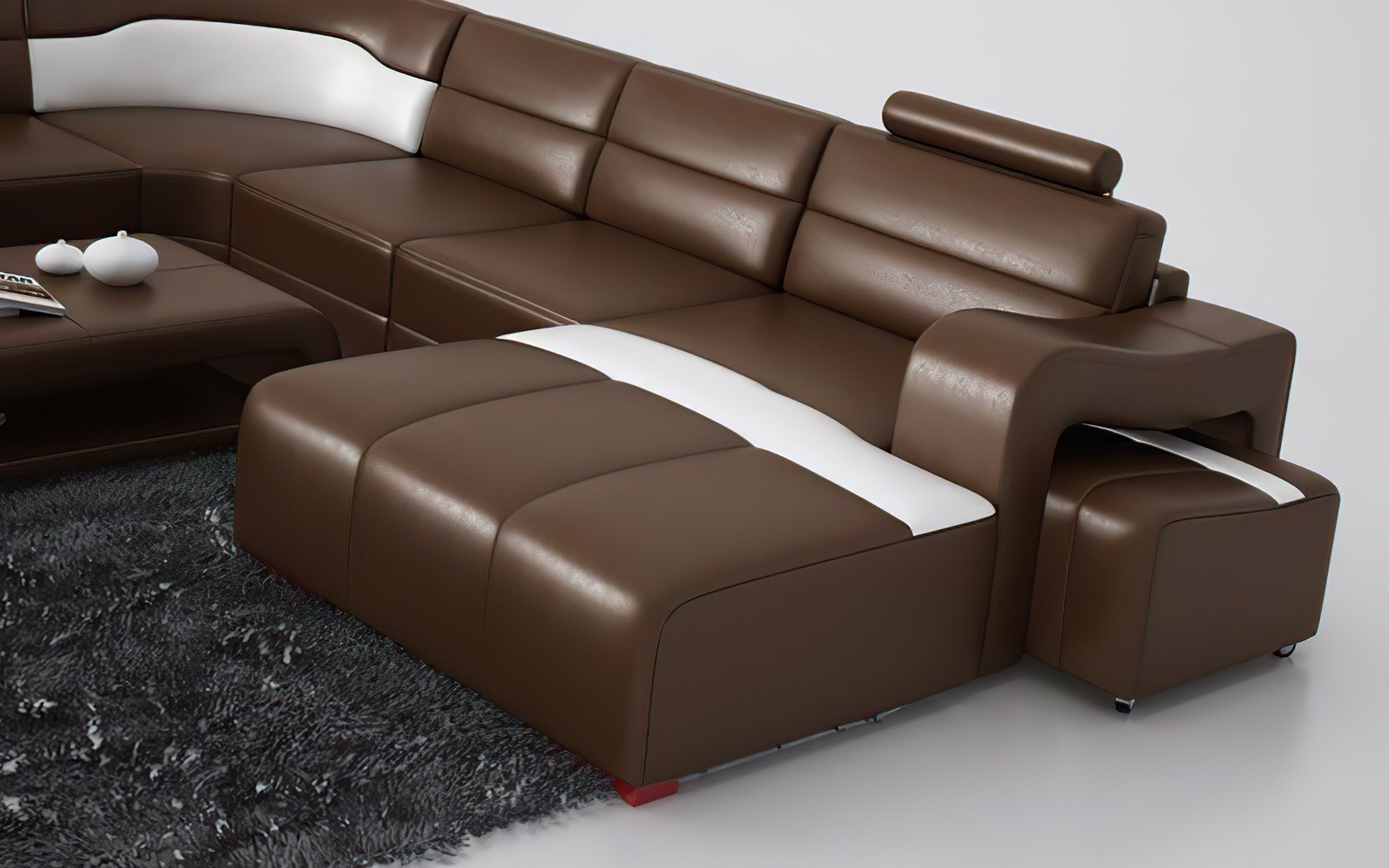 Sunnydale Large Sectional with Ottomans