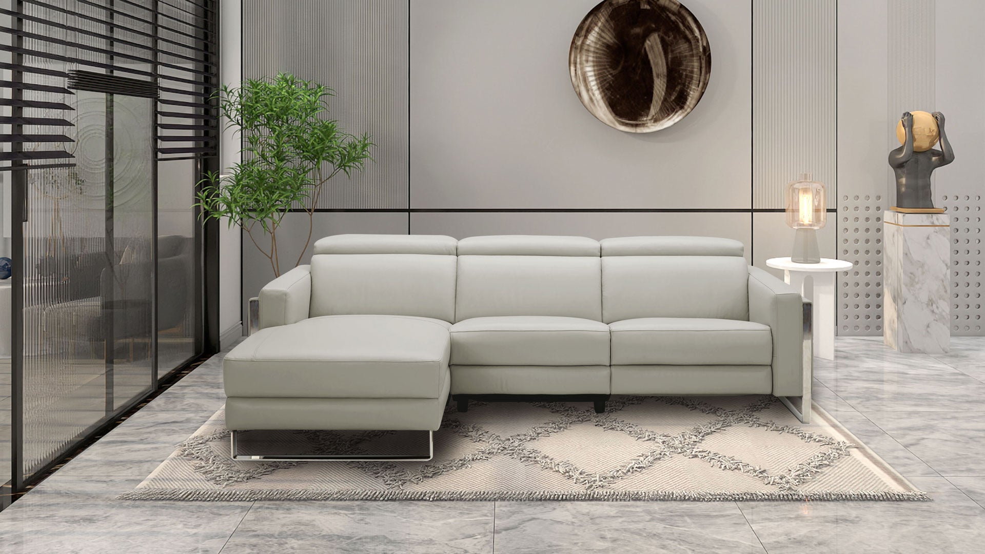 Modern Loons Recliner Sectional