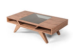 Douint Modern Walnut Coffee Table