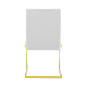 Dining Chair gold legs
