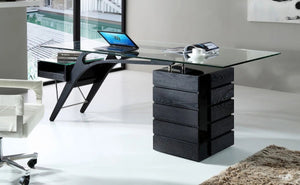 Suju Contemporary Black Ash Desk