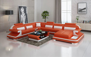 Josia Large Sectional Sofas with Adjustable Headrest
