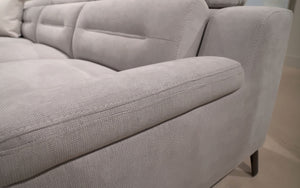 Kaycee Modern Fabric Sectional with Recliner