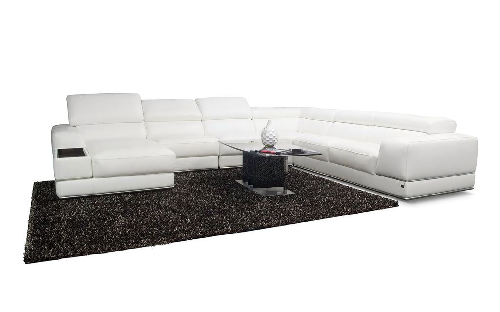 Linehan Modern Leather Sectional