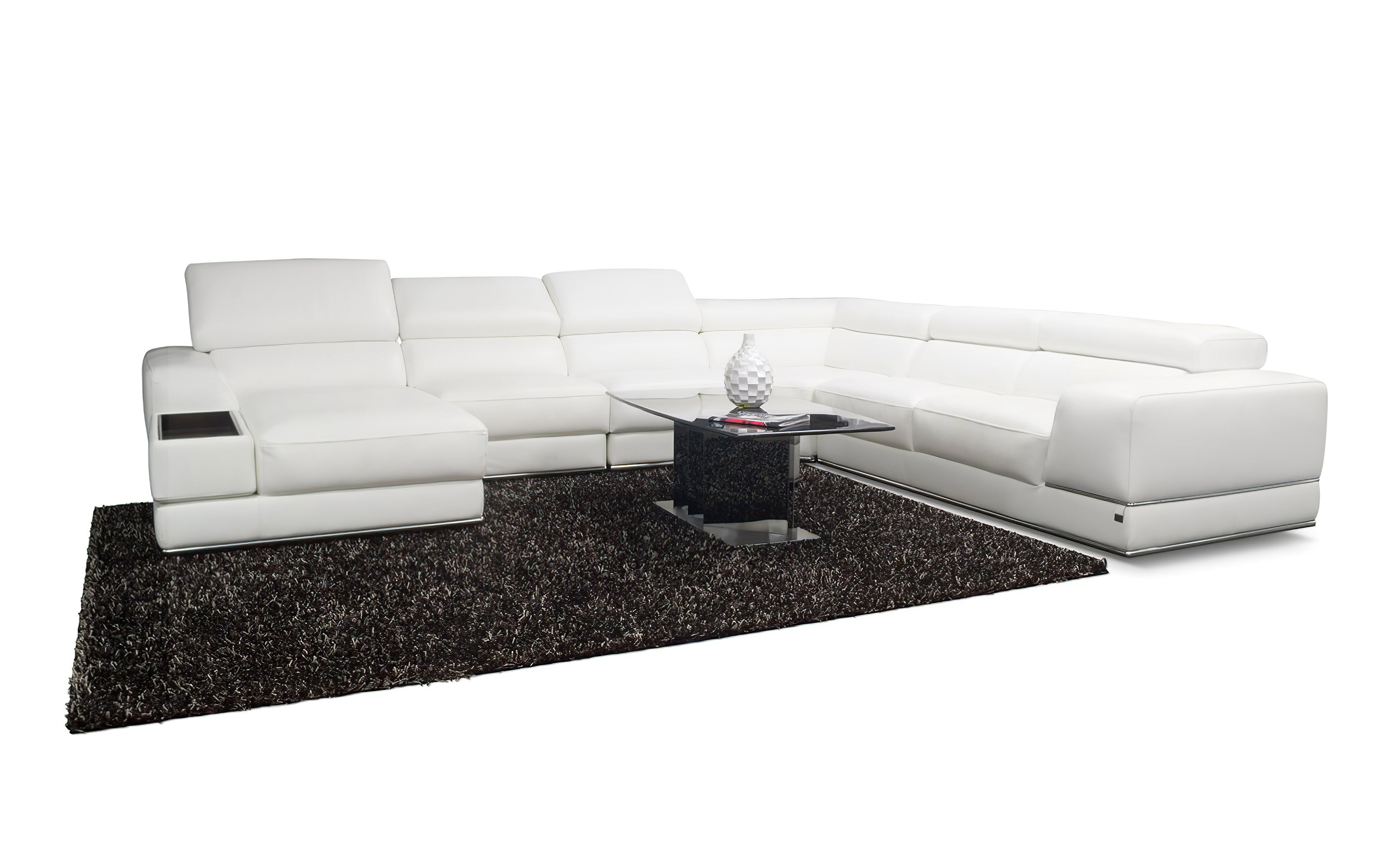 Linehan Modern Leather Sectional