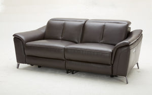 Rium Leather Love Seat With Recliner