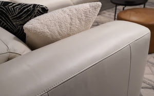 Rose Modern Leather Reclining Sectional