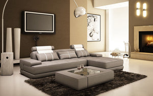 Juke Small Leather Sectional
