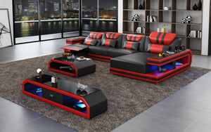 Maximus Modern Recliner Sectional With Mood Light | Futuristic Furniture