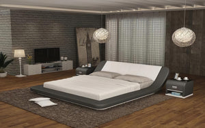Anette Modern Leather Bed