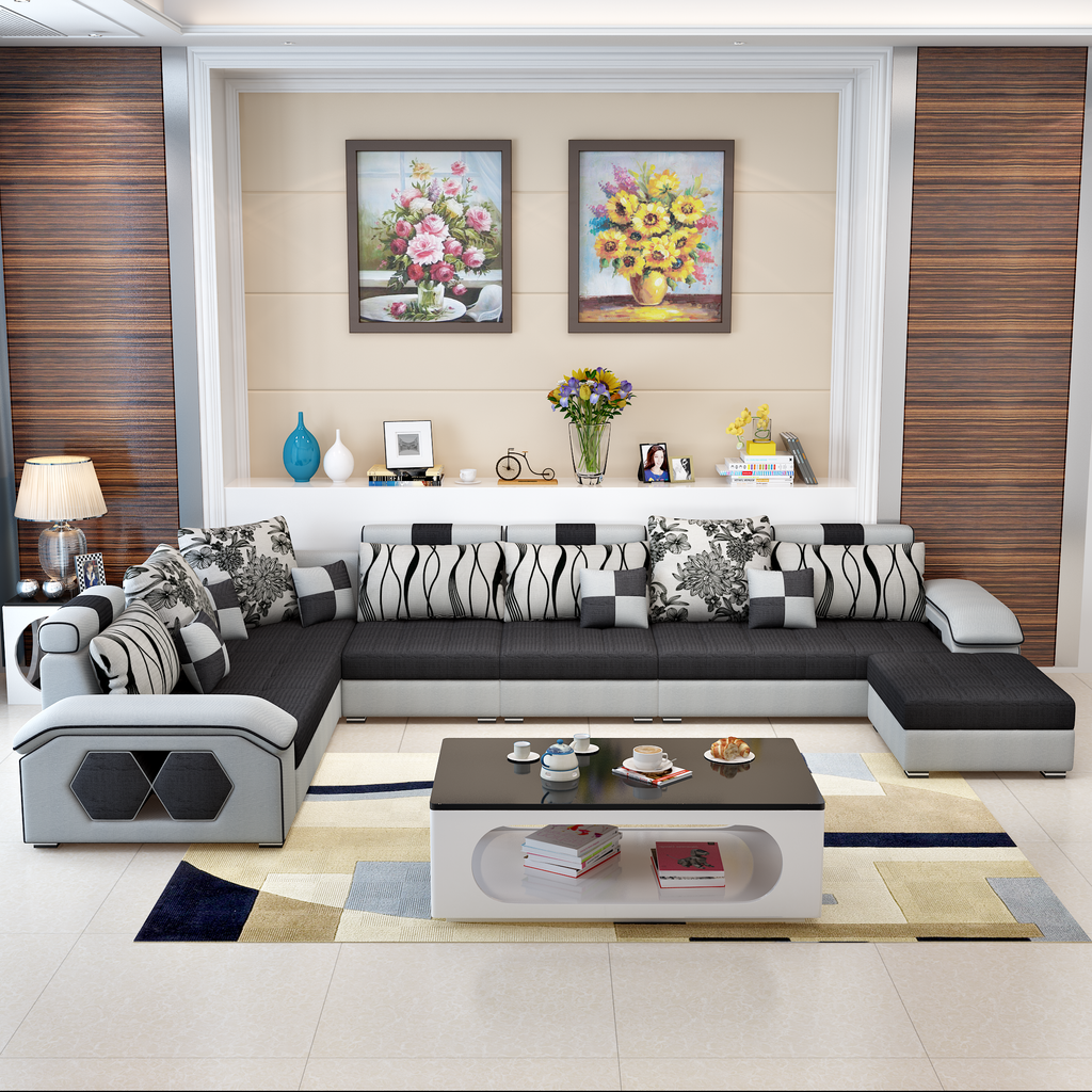 Selena Style B Modular Tufted Sectional