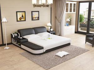 Modern Leather Bed